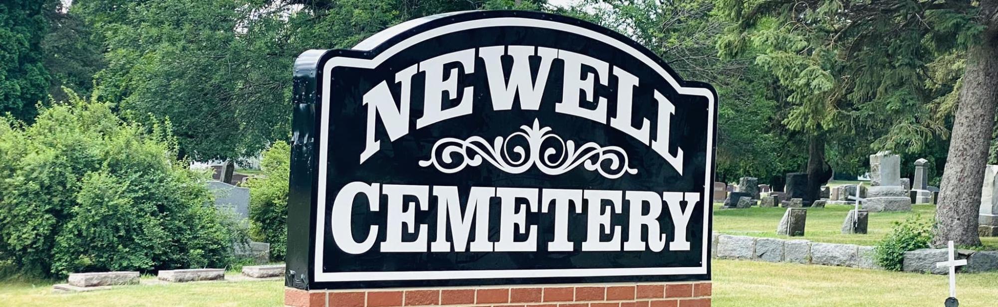 Cemetery Sign 